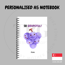 Load image into Gallery viewer, Personalised Notebook  - A5 - Lined
