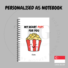 Load image into Gallery viewer, Personalised Notebook  - A5 - Lined