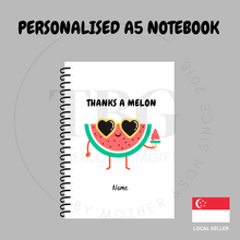 Load image into Gallery viewer, Personalised Notebook  - A5 - Lined