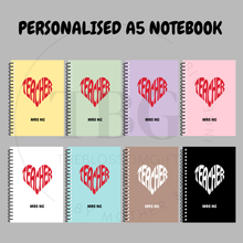 Load image into Gallery viewer, Personalised Notebook - TEACHER'S DAY - A5 - Lined