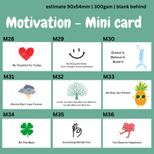 Load image into Gallery viewer, Motivational / Positive / Quotes Mini Cards