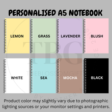 Load image into Gallery viewer, Personalised Notebook - TEACHER'S DAY - A5 - Lined