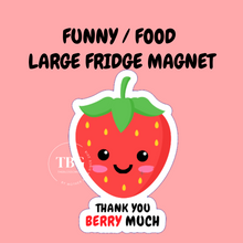 Load image into Gallery viewer, LARGE Fridge Magnets -CUTE / FOOD / FUNNY
