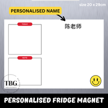 Load image into Gallery viewer, Personalised/Customised TEACHER'S DAY Fridge Magnet White Board
