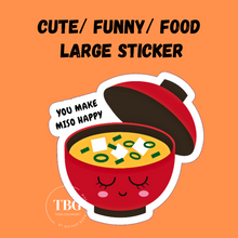 Load image into Gallery viewer, Large Sticker | miso