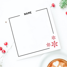 Load image into Gallery viewer, Mini Notepad - Christmas Design