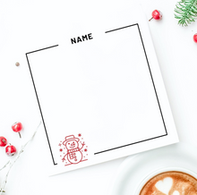 Load image into Gallery viewer, Mini Notepad - Christmas Design