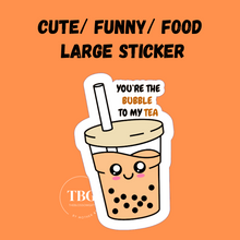Load image into Gallery viewer, Large Sticker | bubble tea