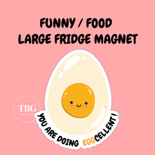 Load image into Gallery viewer, LARGE Fridge Magnets -CUTE / FOOD / FUNNY