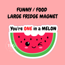 Load image into Gallery viewer, LARGE Fridge Magnets -CUTE / FOOD / FUNNY