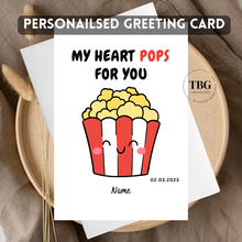 Load image into Gallery viewer, Personalised Card (food/funny) design 18