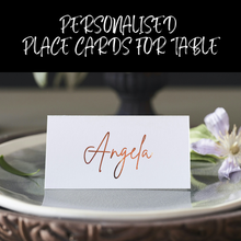 Load image into Gallery viewer, Personalised Place Cards - Foiled