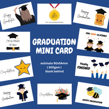 Load image into Gallery viewer, MINI CARDS GRADUATION SERIES CARDS