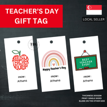Load image into Gallery viewer, Personalised Gift Tag | Teacher's Day