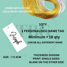 Load image into Gallery viewer, Personalised Gift Tag