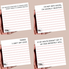 Load image into Gallery viewer, Mini Notepad - Work Humor / Sarcastic / Coworker Gift