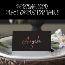 Load image into Gallery viewer, Personalised Place Cards - Foiled