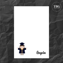 Load image into Gallery viewer, Personalised Notepad - Graduation - Regular 4x6inches