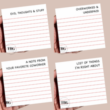 Load image into Gallery viewer, Mini Notepad - Work Humor / Sarcastic / Coworker Gift