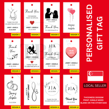 Load image into Gallery viewer, Personalised Gift Tag - Wedding / Couple