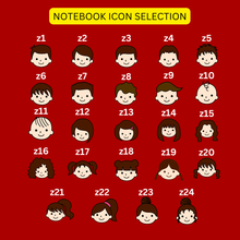 Load image into Gallery viewer, Personalised Notebook - FACE w Name