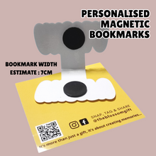 Load image into Gallery viewer, Personalised Magnetic Bookmarks