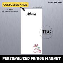 Load image into Gallery viewer, Personalised/Customised 20X9CM Fridge White Board Magnetic - D6