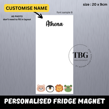 Load image into Gallery viewer, Personalised/Customised 20X9CM Fridge White Board Magnetic - D7
