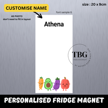 Load image into Gallery viewer, Personalised/Customised 20X9CM Fridge White Board Magnetic - D12