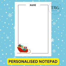 Load image into Gallery viewer, Notepad - Christmas Design -REGULAR 4x6inches
