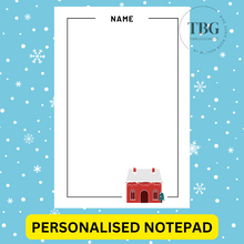 Load image into Gallery viewer, Notepad - Christmas Design -REGULAR 4x6inches