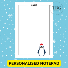 Load image into Gallery viewer, Notepad - Christmas Design -REGULAR 4x6inches