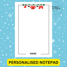 Load image into Gallery viewer, Notepad - Christmas Design -REGULAR 4x6inches