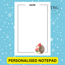 Load image into Gallery viewer, Notepad - Christmas Design -REGULAR 4x6inches