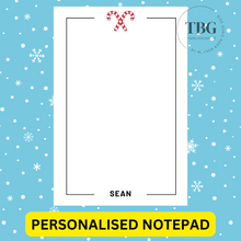 Load image into Gallery viewer, Notepad - Christmas Design -REGULAR 4x6inches