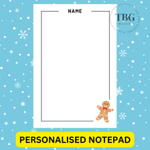 Load image into Gallery viewer, Notepad - Christmas Design -REGULAR 4x6inches