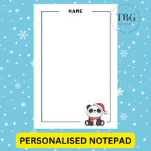 Load image into Gallery viewer, Notepad - Christmas Design -REGULAR 4x6inches