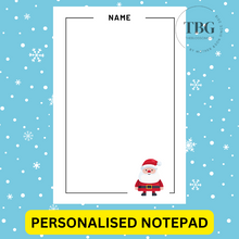 Load image into Gallery viewer, Notepad - Christmas Design -REGULAR 4x6inches