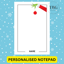Load image into Gallery viewer, Notepad - Christmas Design -REGULAR 4x6inches