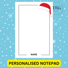 Load image into Gallery viewer, Notepad - Christmas Design -REGULAR 4x6inches