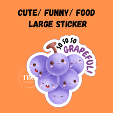 Load image into Gallery viewer, Large Sticker | grapeful