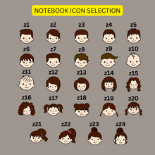 Load image into Gallery viewer, Personalised Notebook -  FACE  - A5- Lined