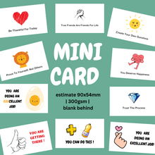 Load image into Gallery viewer, Motivational / Positive / Quotes Mini Cards