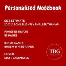 Load image into Gallery viewer, Personalised Notebook - Marble