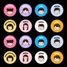 Load image into Gallery viewer, Personalised Button Badge Pin with backing card |  (min 8qty to purchase)