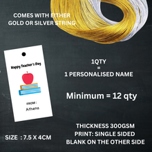 Load image into Gallery viewer, Personalised Gift Tag | Merry Christmas