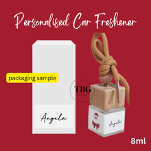 Load image into Gallery viewer, Personalised Hanging Perfume / Car Air Freshener  - 8ml
