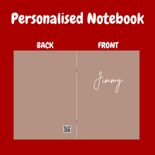 Load image into Gallery viewer, Personalised Notebook - COLOUR