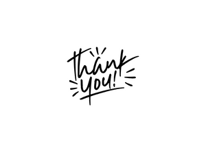 A7 size - THANK YOU- MINI CARDS / GREETING CARDSz