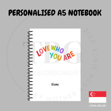 Load image into Gallery viewer, Personalised Notebook  - A5 - Lined